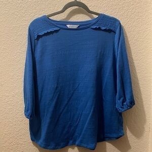 Liz Claiborne blue shirt